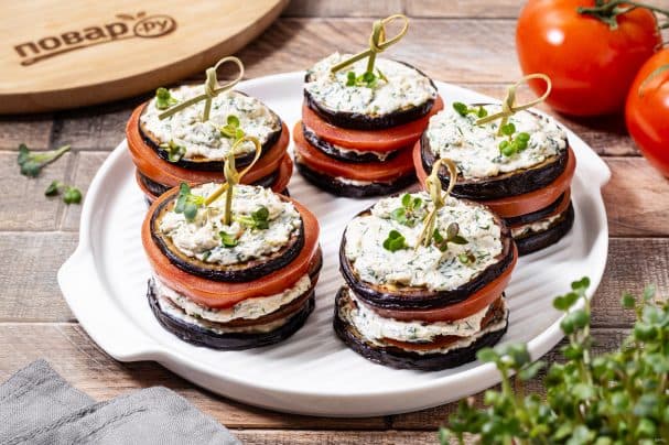 Слоеный баклажан
