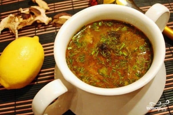 Грибна збірна солянка