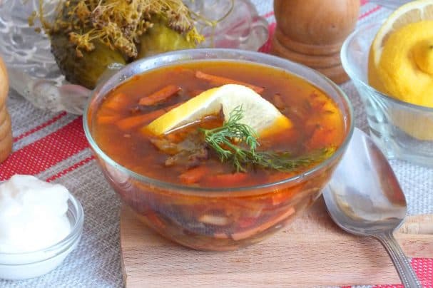 Салянка з чорным салодам