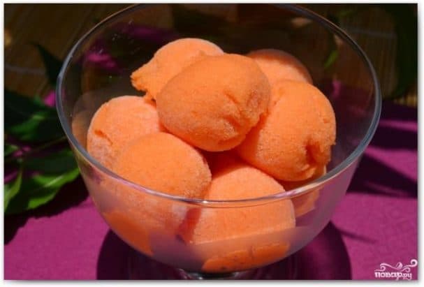 Сорбе з папайї