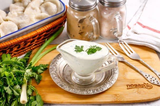 Сос для рыбных пельменяў