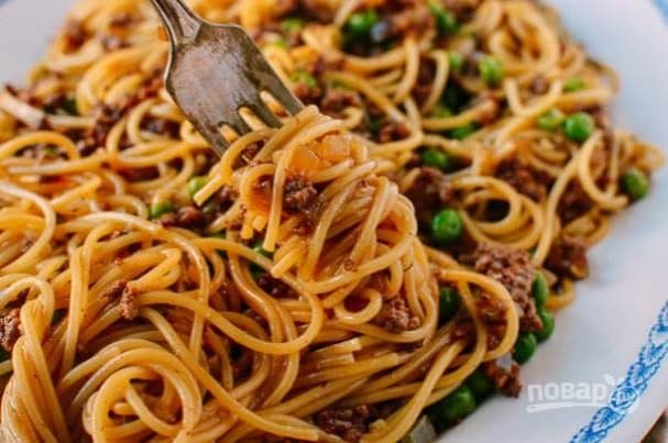 Chinese-style spaghetti