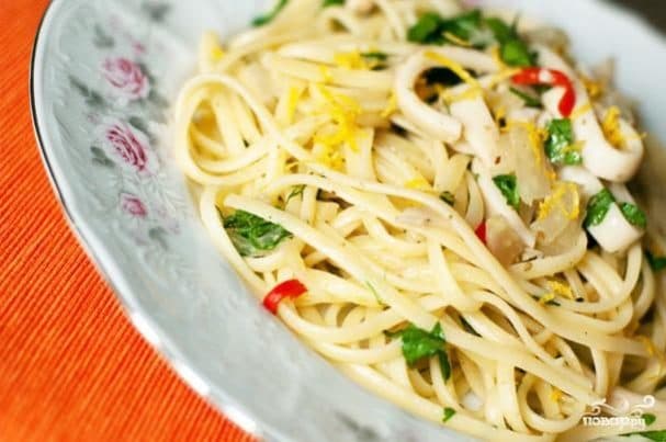 Spaghetti with Squid