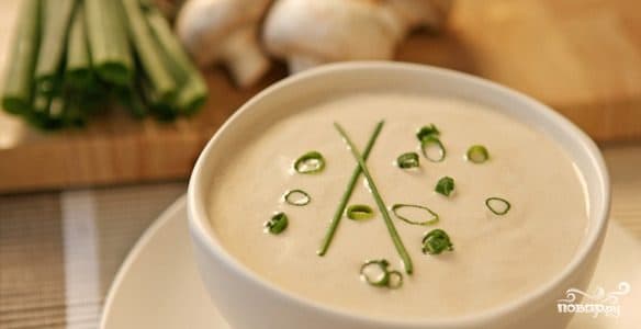 Суп-пюре из грибов