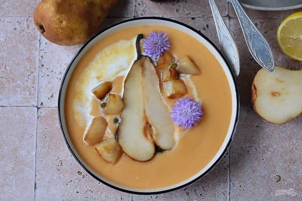Суп-пюре с грушей