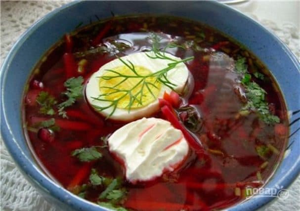 Класичний холодний буряк