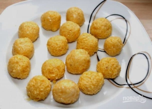 Сирні клецьки для супу