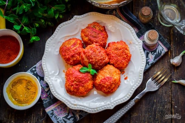 Тефтели из фарша с подливкой