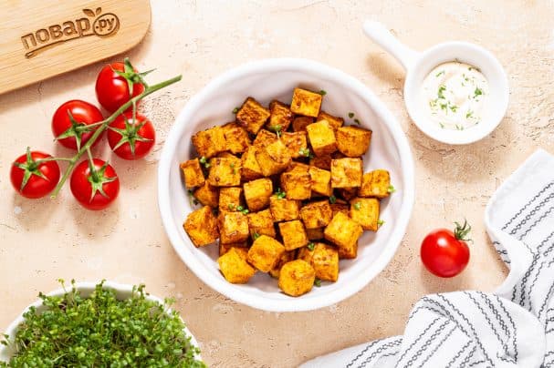 Тофу в аэрогриле