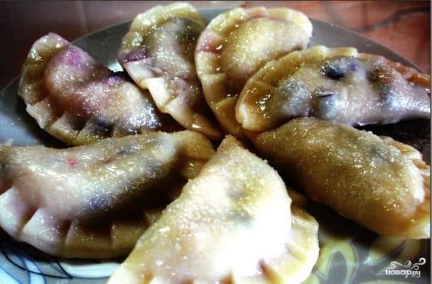 Вареники из заварного теста