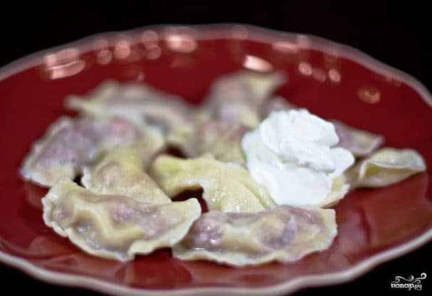 Вареники с вишней