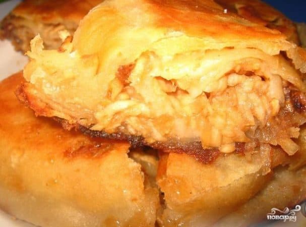 Вертута на сковороде