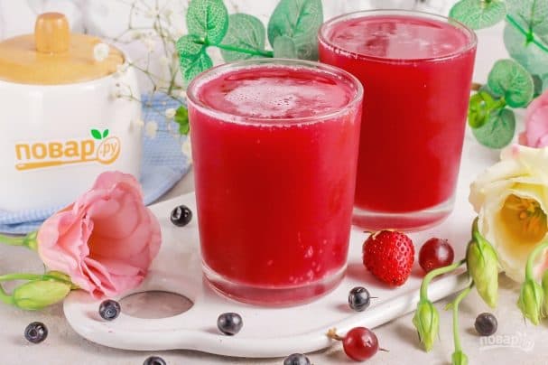 Ягодный квас