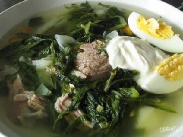 Зелені щі з щавлю