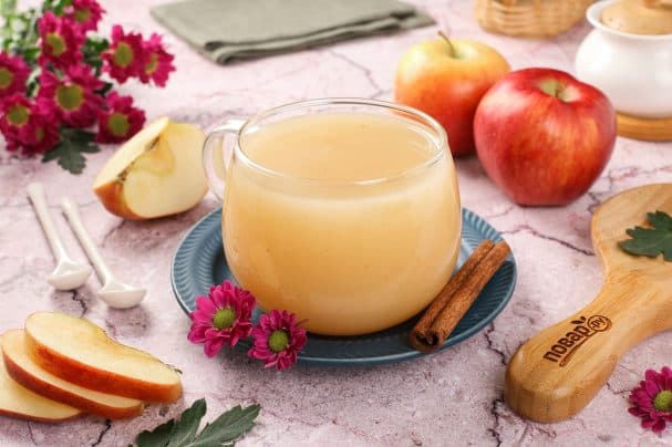 Зимний яблочный киселёк