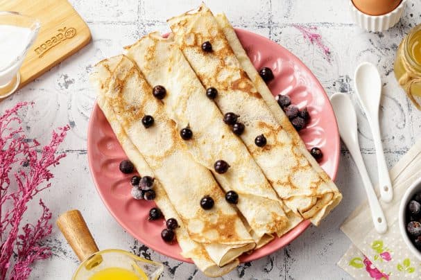 Pancakes Made with Water