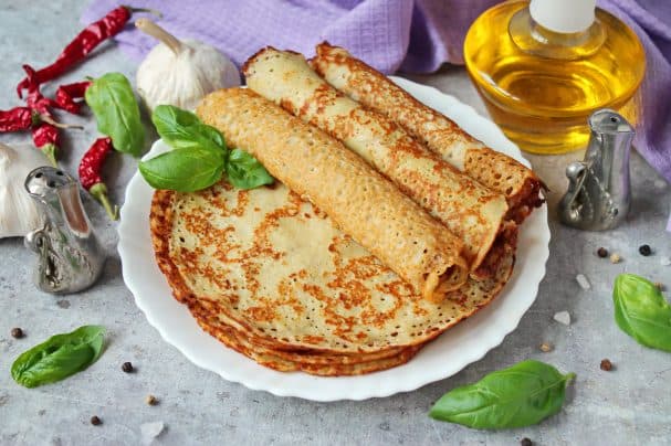 Pancakes with Eggplant