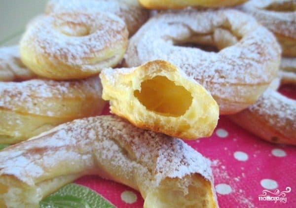 Бублікі з заварнога цеста