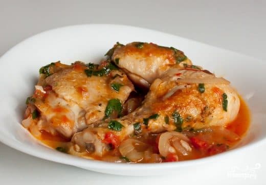 Чахохбілі з курки з помідорами