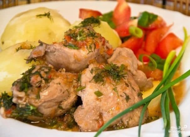 Чахохбілі з курки з вином