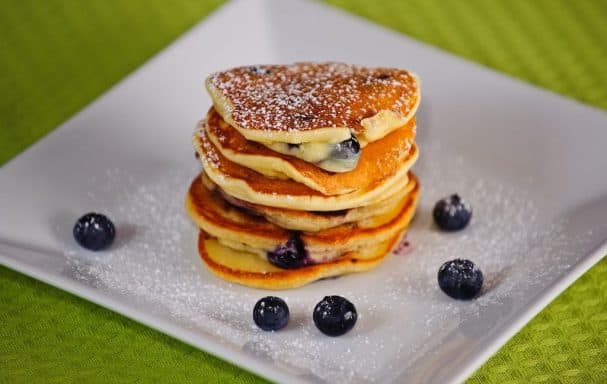 Blueberry blini