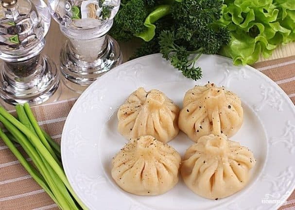 Homemade Khinkali