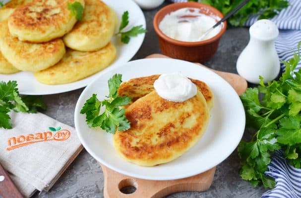 Начыненыя бульбяныя аладкі