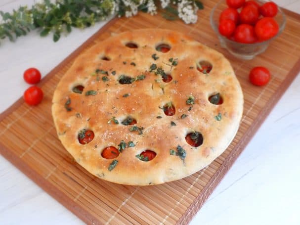 Focaccia in a Bread Machine
