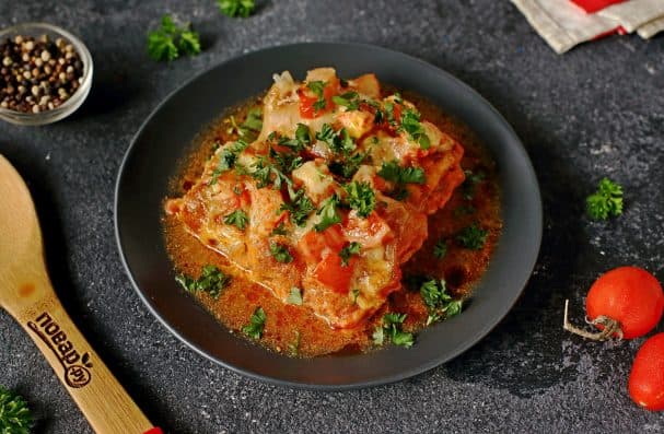 Cabbage Rolls "Under a Fur Coat" Baked in the Oven