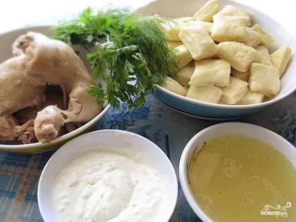 Khinkali on kefir