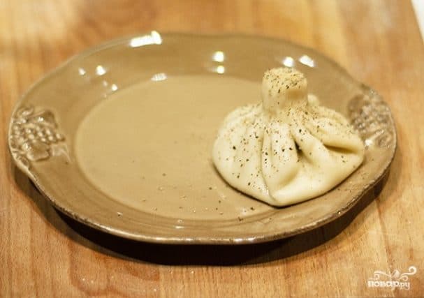 Herb dumplings (Khinkali)