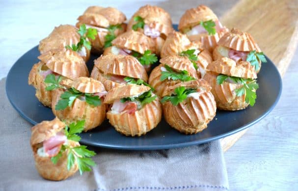 Potato profiteroles