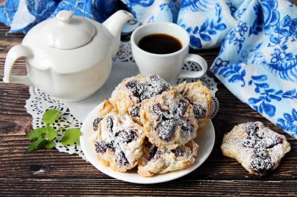 Канверцікі з джэмам з чорнай парэчкі