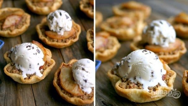 Apple-filled baskets