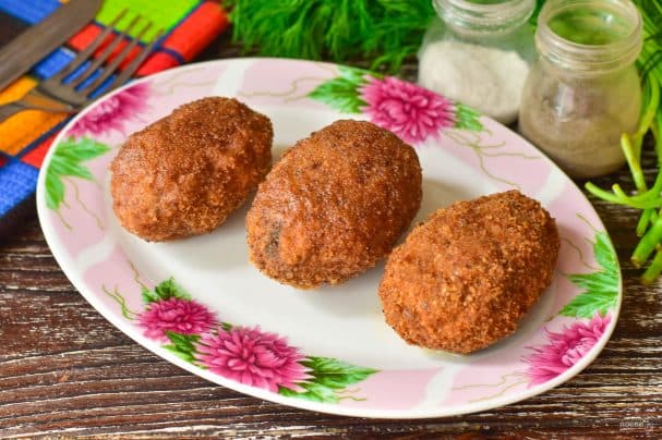 Pork Kiev-style cutlets