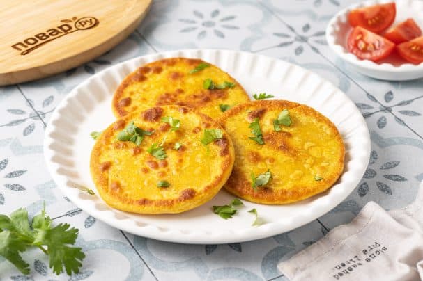 Кукурузныя ляпёшкі з начынкай