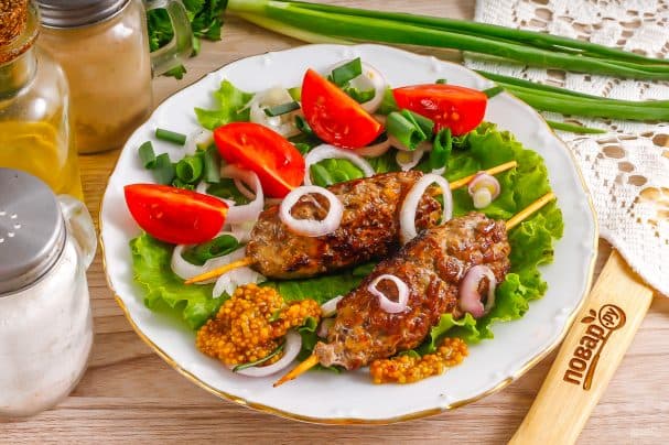 Люля-кебаб з рубанага мяса