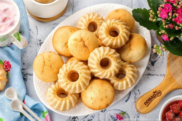 Мафіны на клубнічным йогурце