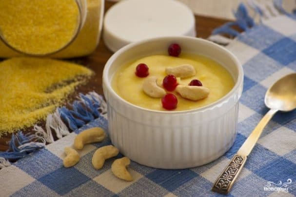 Малочная кукурузная каша