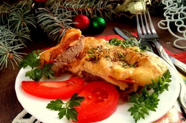 French-style meat for New Year's