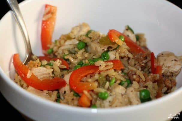 Паелья з куркою в мультиварці