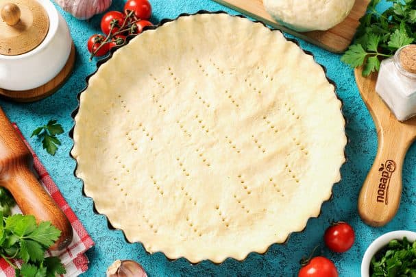 Пясочнае цеста на маргярыне для пірога