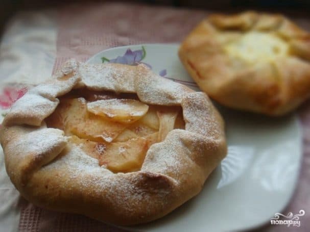 Пасная галета з яблыкамі