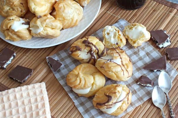 Cream-Filled Profiteroles