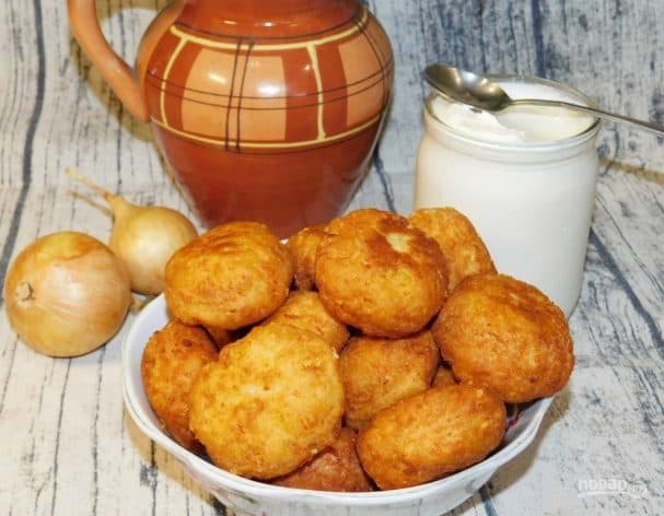 Картопляныя пышкі з сырам