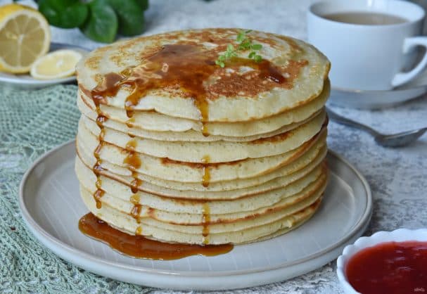 Рэцэпт пышных панкейкаў на кефіры