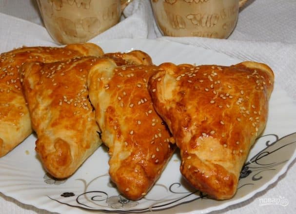 Samsa with Puff Pastry