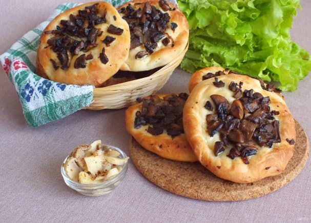 Shangi with mushrooms