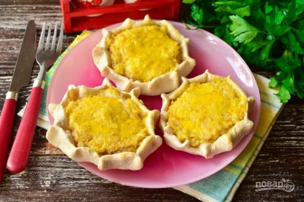 Шаньгі з пшанічнай кашай