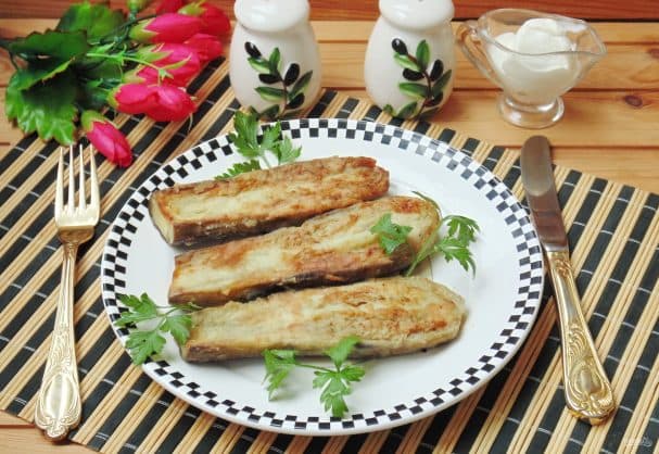Шніцэль з баклажанаў